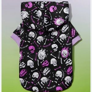 NWOT Skull print hoodie sz XS
